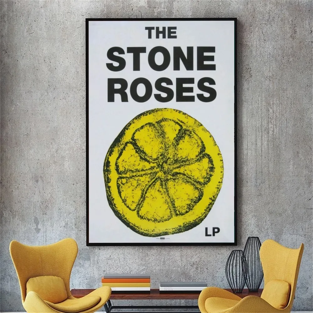 The Stone Roses Poster No Framed Poster Kraft Club Bar Paper Vintage Poster Wall Art Painting Bedroom Study Stickers