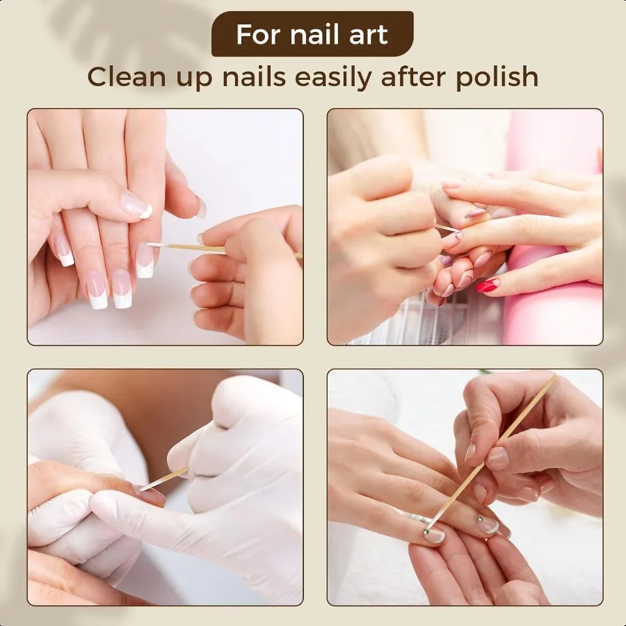 Tamponi di cotone a punta da 400 pezzi in custodia 4 applicatori con punta di cotone per microblading di precisione Mini bastoncini di tampone per trucco Cos