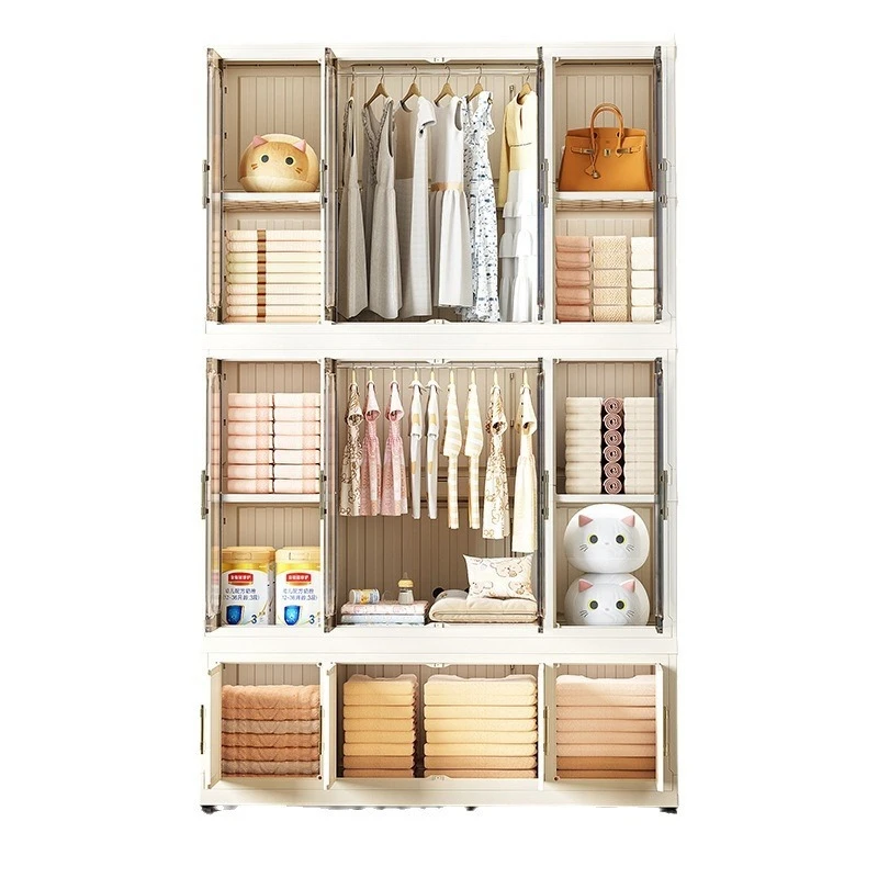 

Household baby children's clothes toy locker plastic installation-free snack cabinet