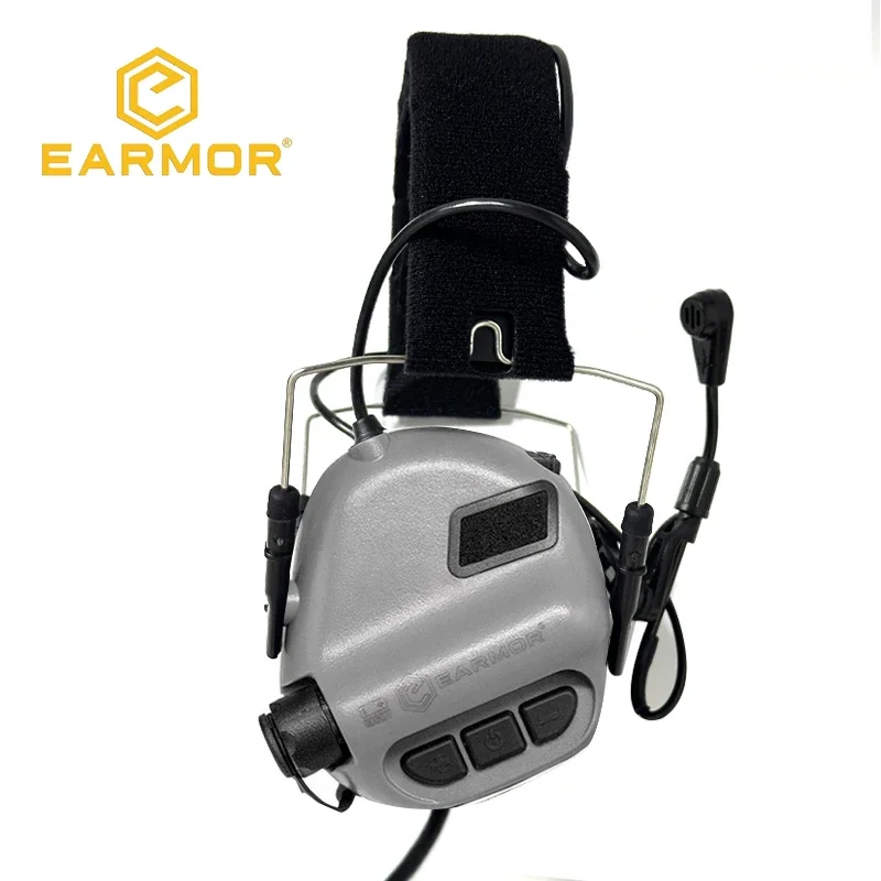 EARMOR M32 MOD4 Tactical Headset & U94 PTT Adapter Set Suitable for Baofeng Radio Communication Shooting Noise Clearance