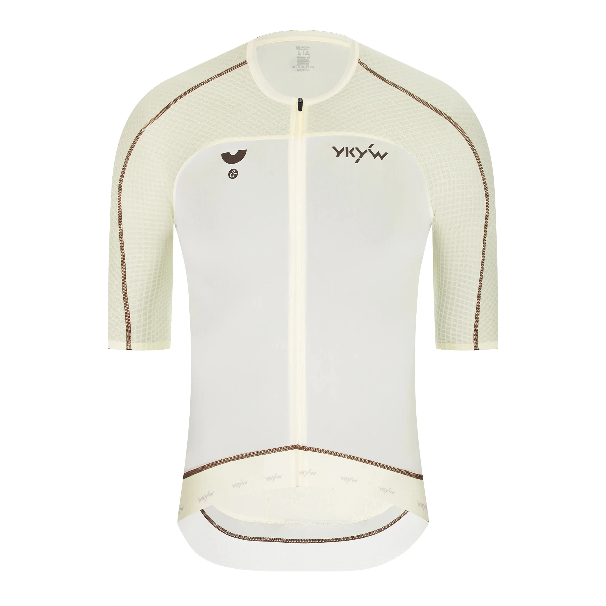 YKYWBIKE 2026 Herren Sommer-Radtrikot 3D-Schnitt Anti-Schweiß Leichtgewicht Schnelltrocknend Rennrad-Trikot Atmungsaktiv Rutschfest – Detail 39