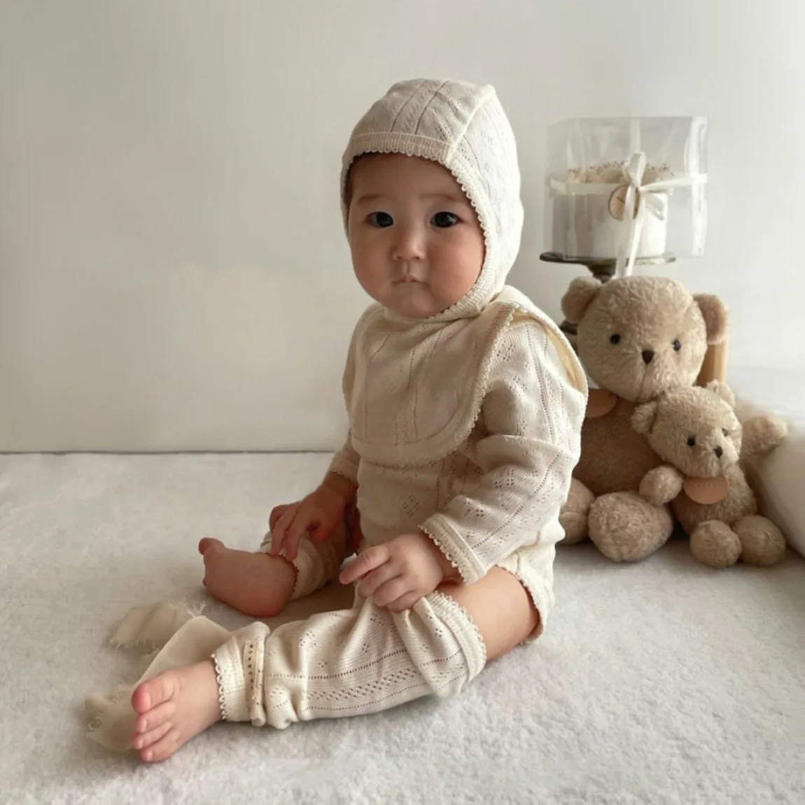 conjunto-de-2-piezas-de-otono-2026-body-de-manga-larga-para-bebe-gorro-de-balaclava-mono-de-algodon-para-recien-nacido-ropa-lisa-para-nino-y-nina