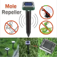 Deterrent for Garden Orchard Waterproof Solar Powered Stakes for Yard Garden Mole Rodent Repeller Ultrasonic Rat Pest Repellent