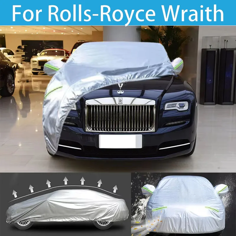 

For Rolls-Royce Wraith car Cover Dustproof Outdoor Resistant Sun rain UV Snow Protection waterproof cover for car