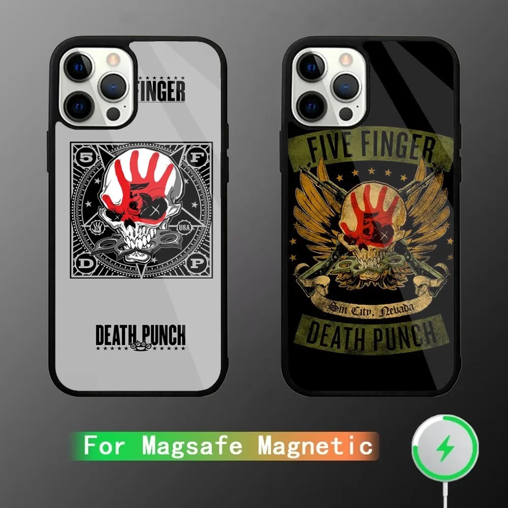 

Five Finger Death Punch Phone Case For iPhone 15,14,13,12,11,Plus,Pro,Max Mini Magsafe Magnetic Wireless Charging