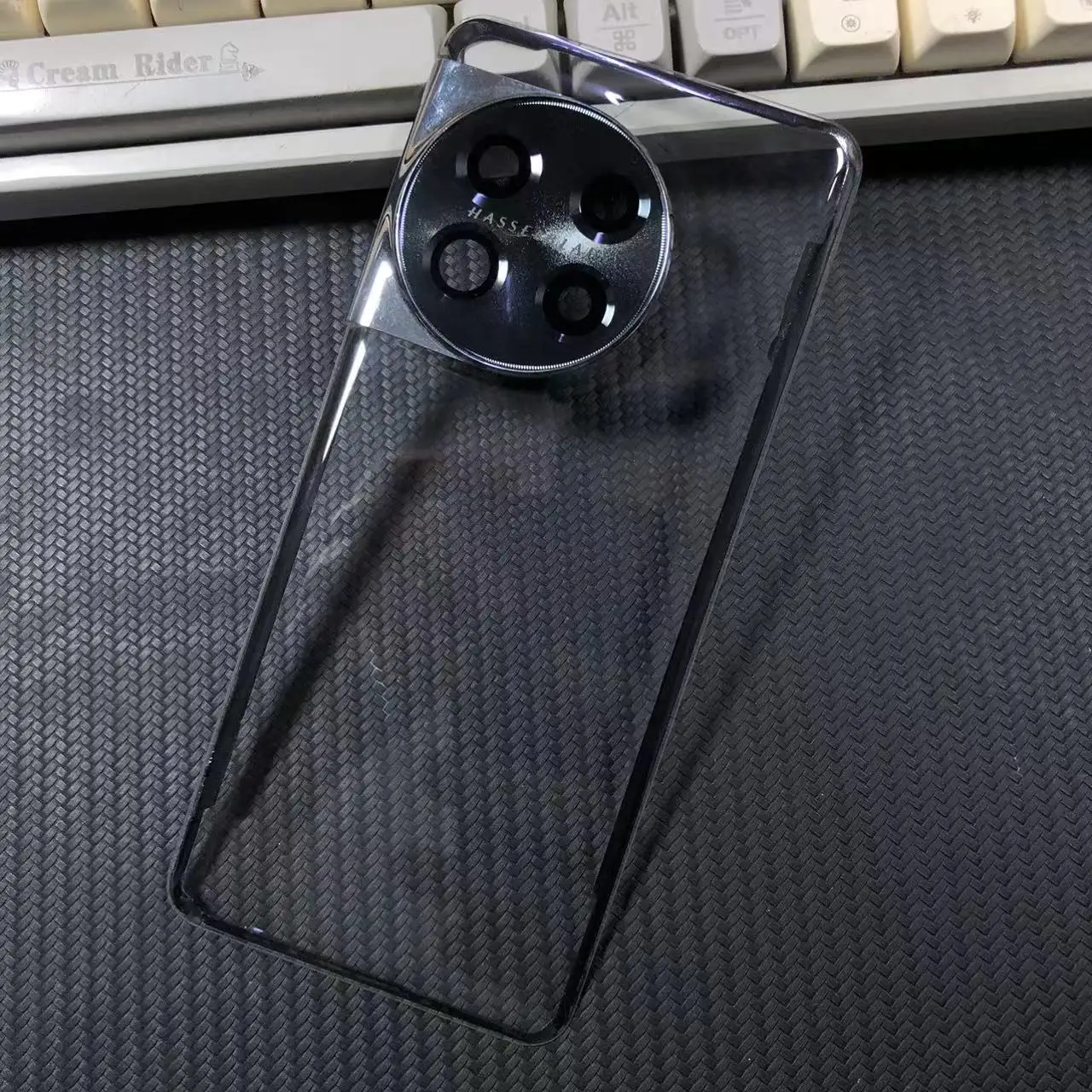 For oneplus 10 pro / 11 12 (modified) glass transparent battery back case image 3