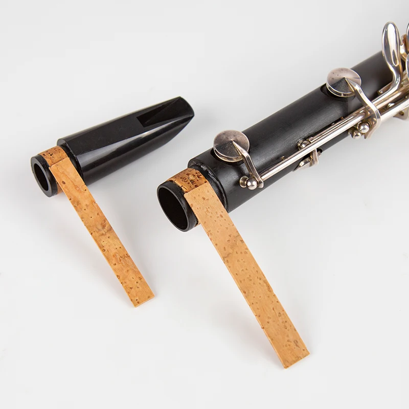 

B-Flat Clarinet Mouthpiece Interface with Imported Natural Cork Sheet for Musical Instrument Accessories