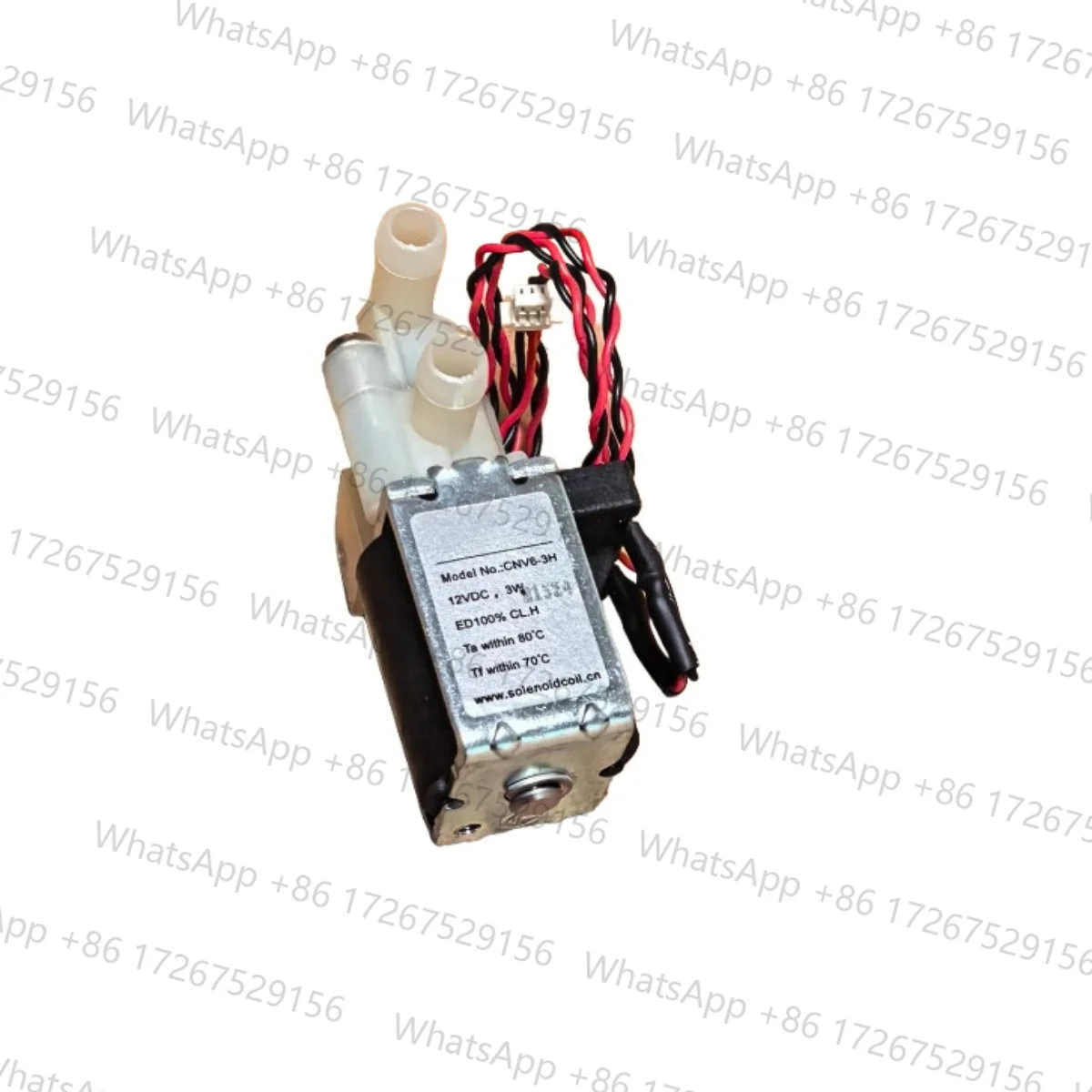 Two Position Three-Way Solenoid Valve 12V 3W CNV6-3H for ECOVACS Robot Vacuum Cleaner X1 Vacuum Cleaner Accessories