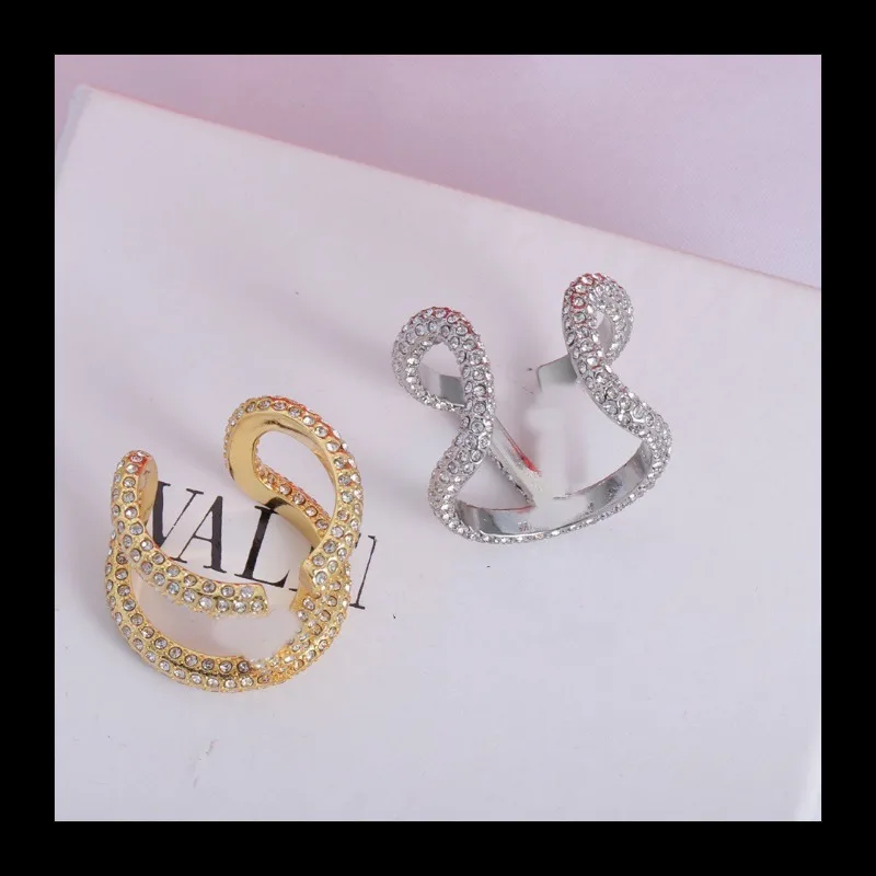 

Кольцо с буквами, модное универсальное модное высокое кольцо 24, новое простое кольцо