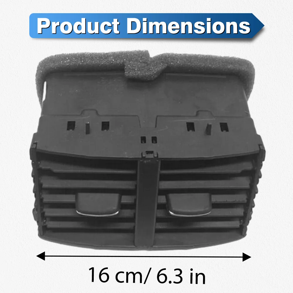 Rear Air Outlet Vent Assembly Replacement Car Rear AC Air Vent Outlet Grille for Ford Fusion Mondeo 2013 2014 2015 2016-2019