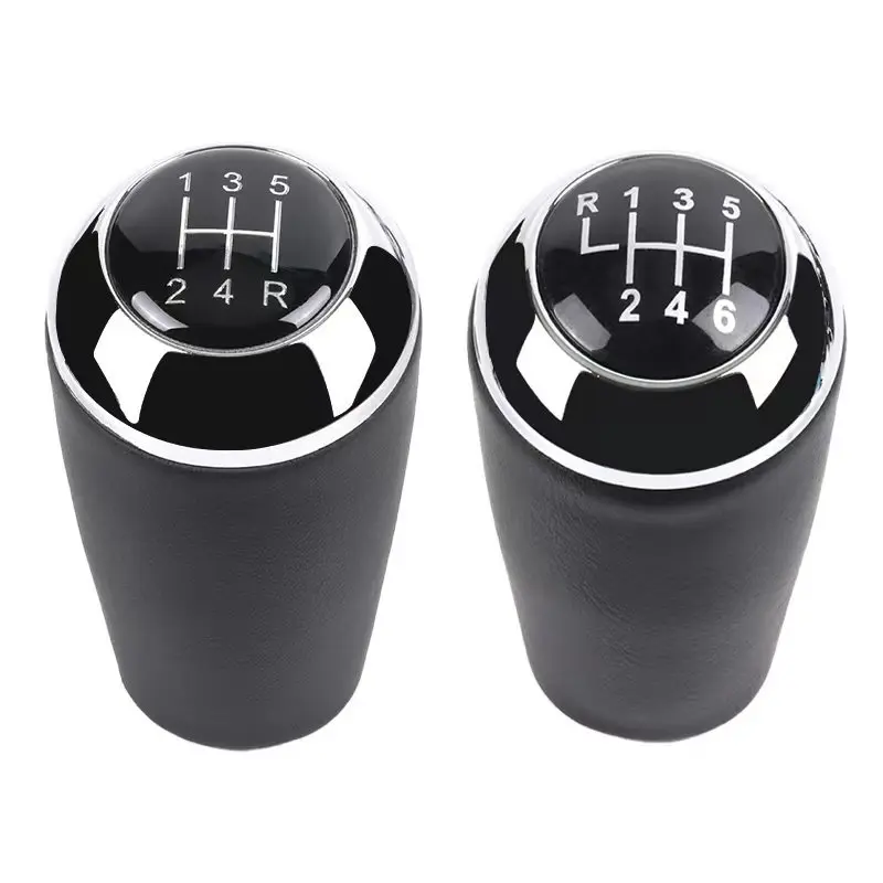 

5/6-speed Gear Shift Knob For 3 BK BL CW 6 5 3Series CX-7 Mx-5 Leather Gear Lever Arm Head Ball Car Parts Shift Knob