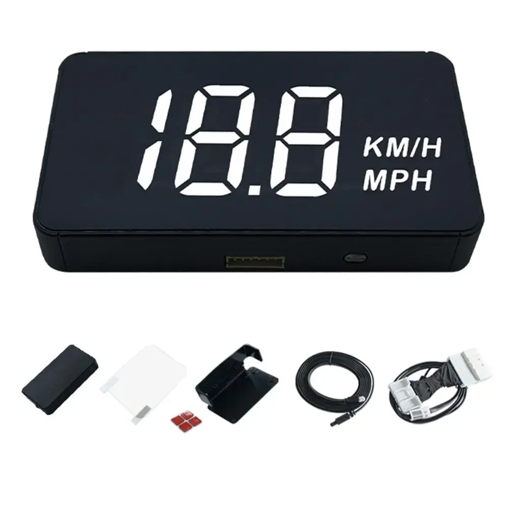 

Дисплей для салона автомобиля Дисплей скорости автомобиля Автомобильный дисплей Проекция HUD автомобиля Ток 250 мА Материал ABS Простая установка