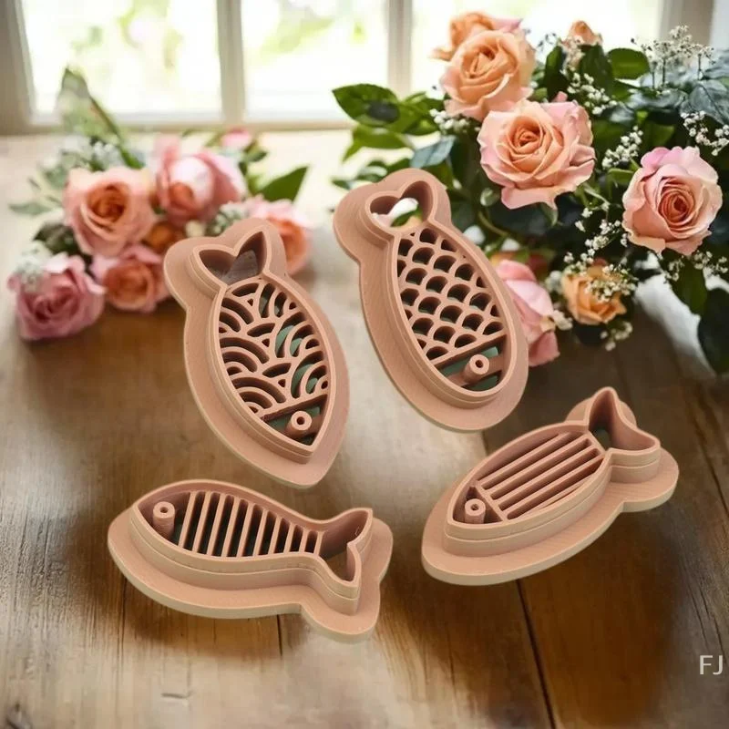 [YU] 1/4 قطعة لطيف الأسماك بوليمر كلاي القاطع لينة السيراميك الفخار DIY بها بنفسك الطين أقراط قالب قطع المجوهرات