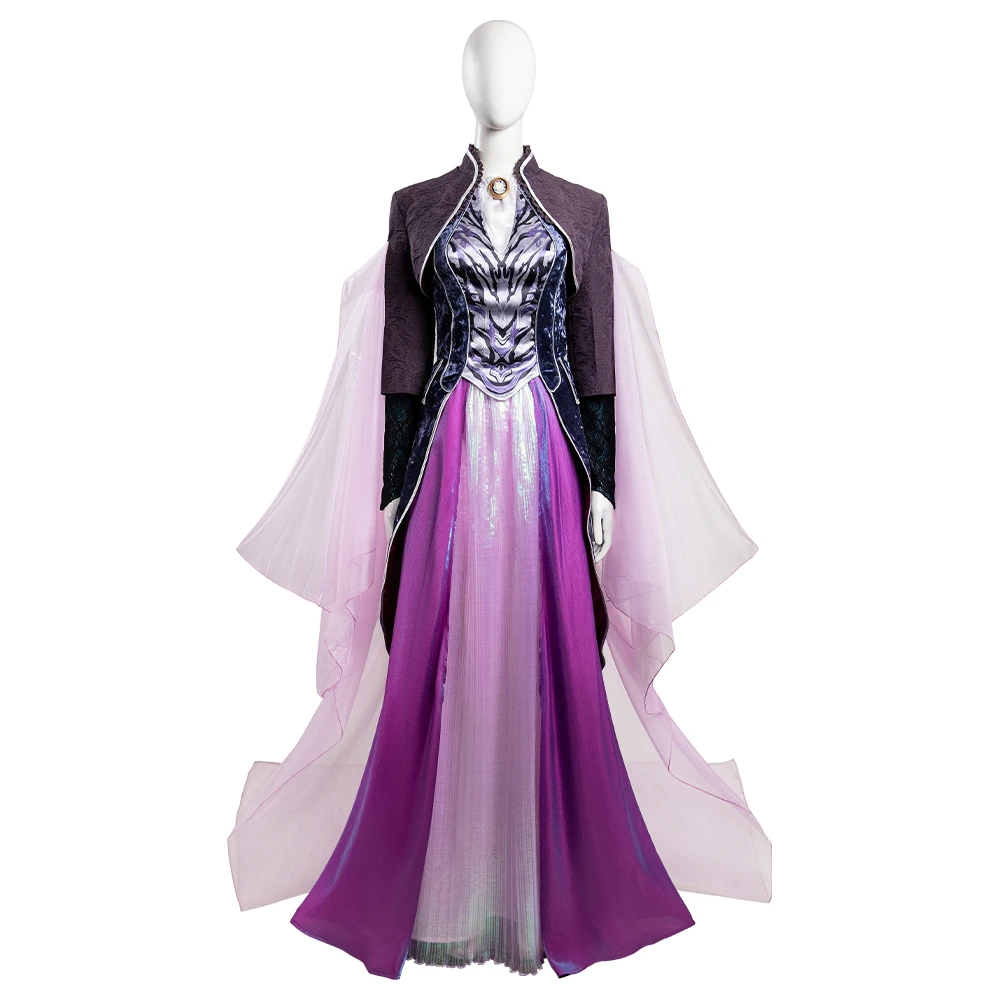 

Agatha Harkness Cosplay TV Series Costume Women Fantasia Queen Battle Uniform Suit Halloween Carnival Party Disguise Ball Gown