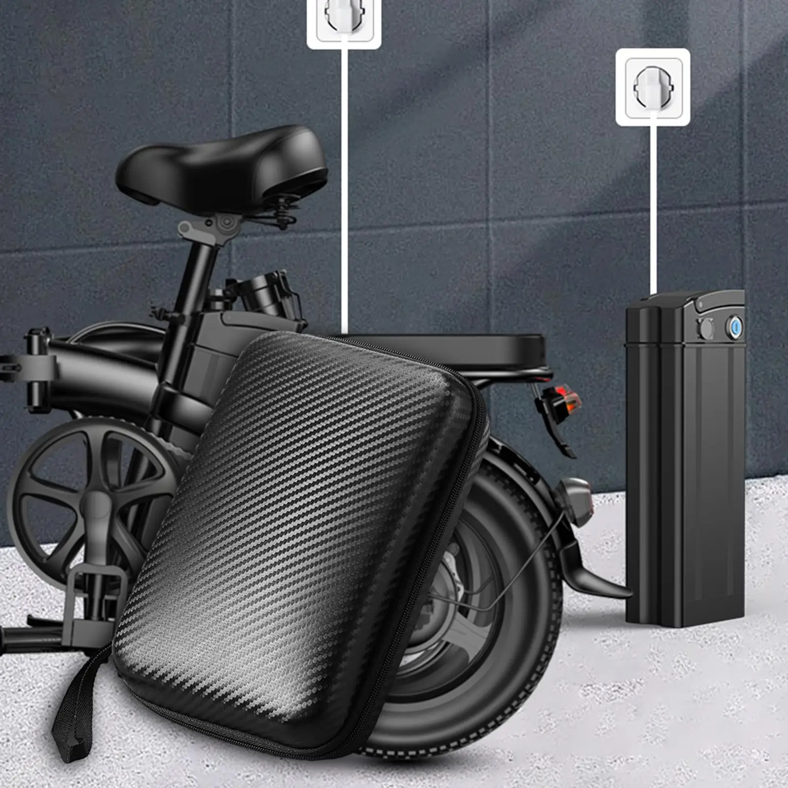 

Hard Chargers Case Travel Motorcycle Chargers Organizer EVA Storage Bag Power