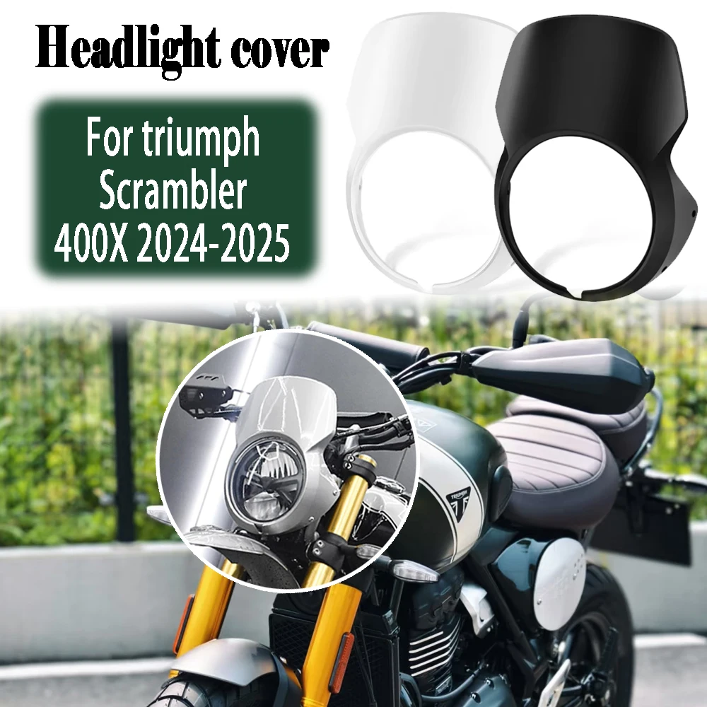 

For triumph Scrambler400X 2024 2025 Windshield protective cover, deflector, spoiler, headlight fairing, motorcycle accessories