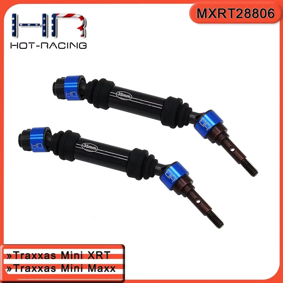

HR Traxxas Mini XRT/Mini Maxx армированный стальной приводной вал 35 мм, универсальный для передней и задней части.