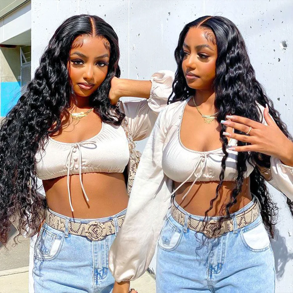 Loose Deep Wave 3 Bundles Brazilian Human Hair Weave Bundles Remy hair Mais Wave 8-40 inch Fast Shipping 1/3 /4 Bundles QThair