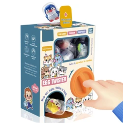 Popular Kids Toys Gashapon Machines with 6pcs Random Capsule Toys Egg Twisting Machine Cardboard Box Surprise Blind Box