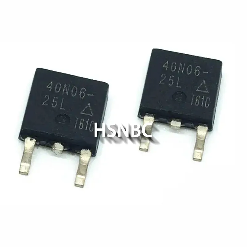 10Pcs/Lot SUD40N06-25L 40N06-25L TO-252 60V 30A MOSFET Power Transistor 100% New Original