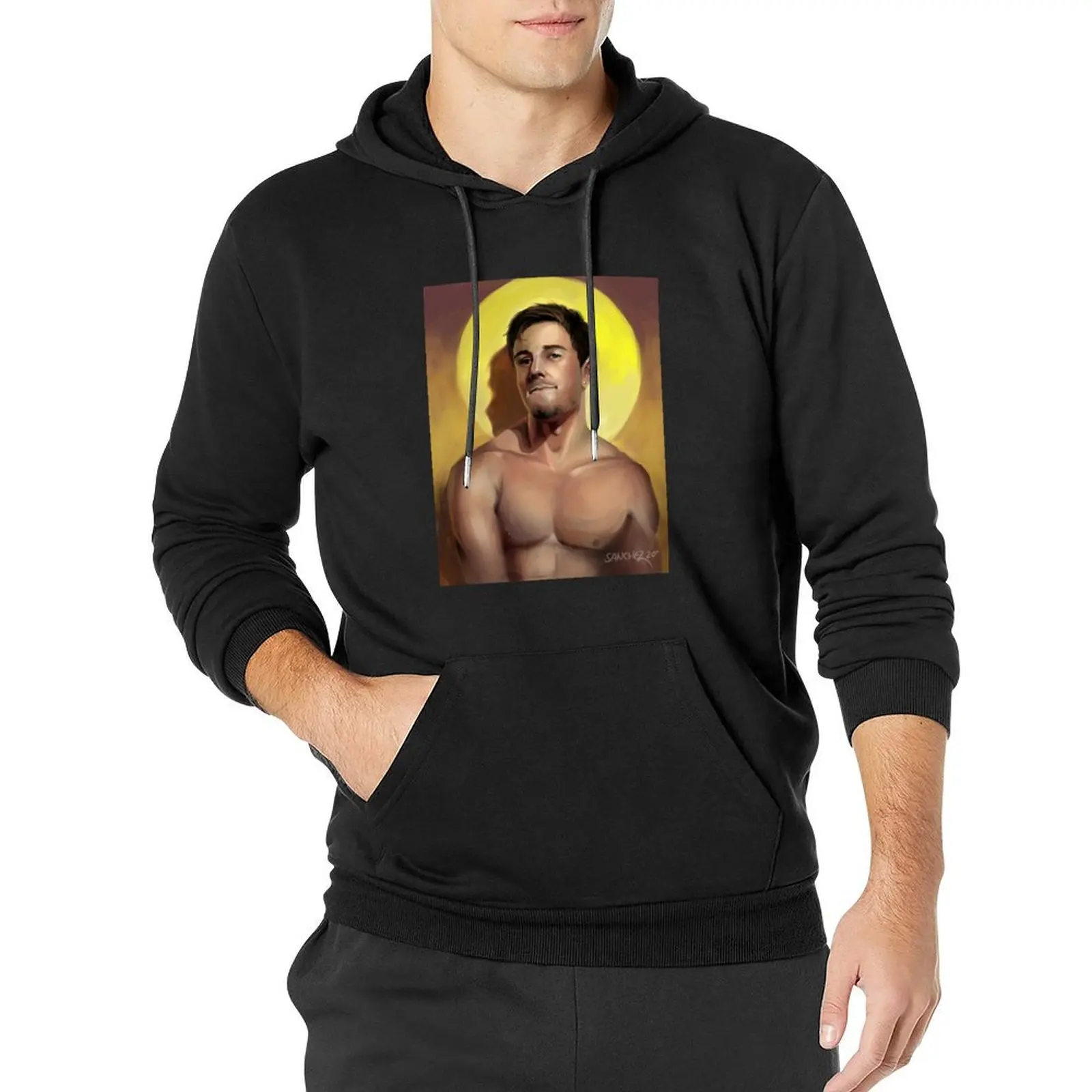 Holy Brent Corrigan Pullover Hoodie streetwear men japanese style graphic hoodies