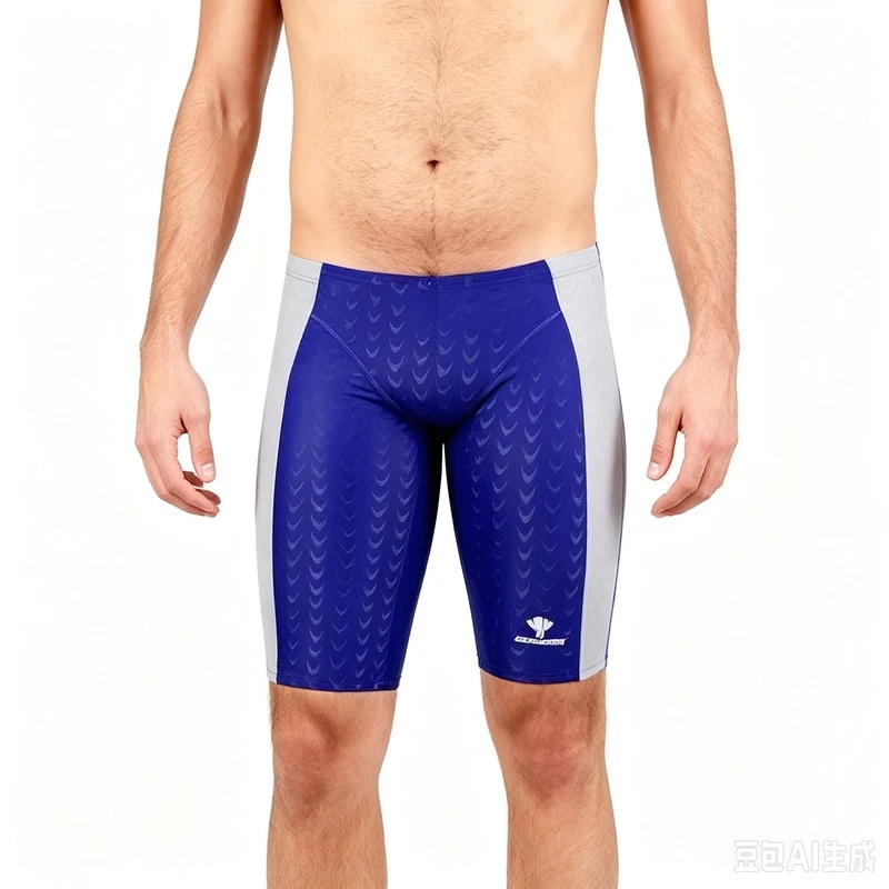 Men Professional Racing Swimming Trunks Jammers Quick Dry Swim Shorts For Pool Training & Surfing