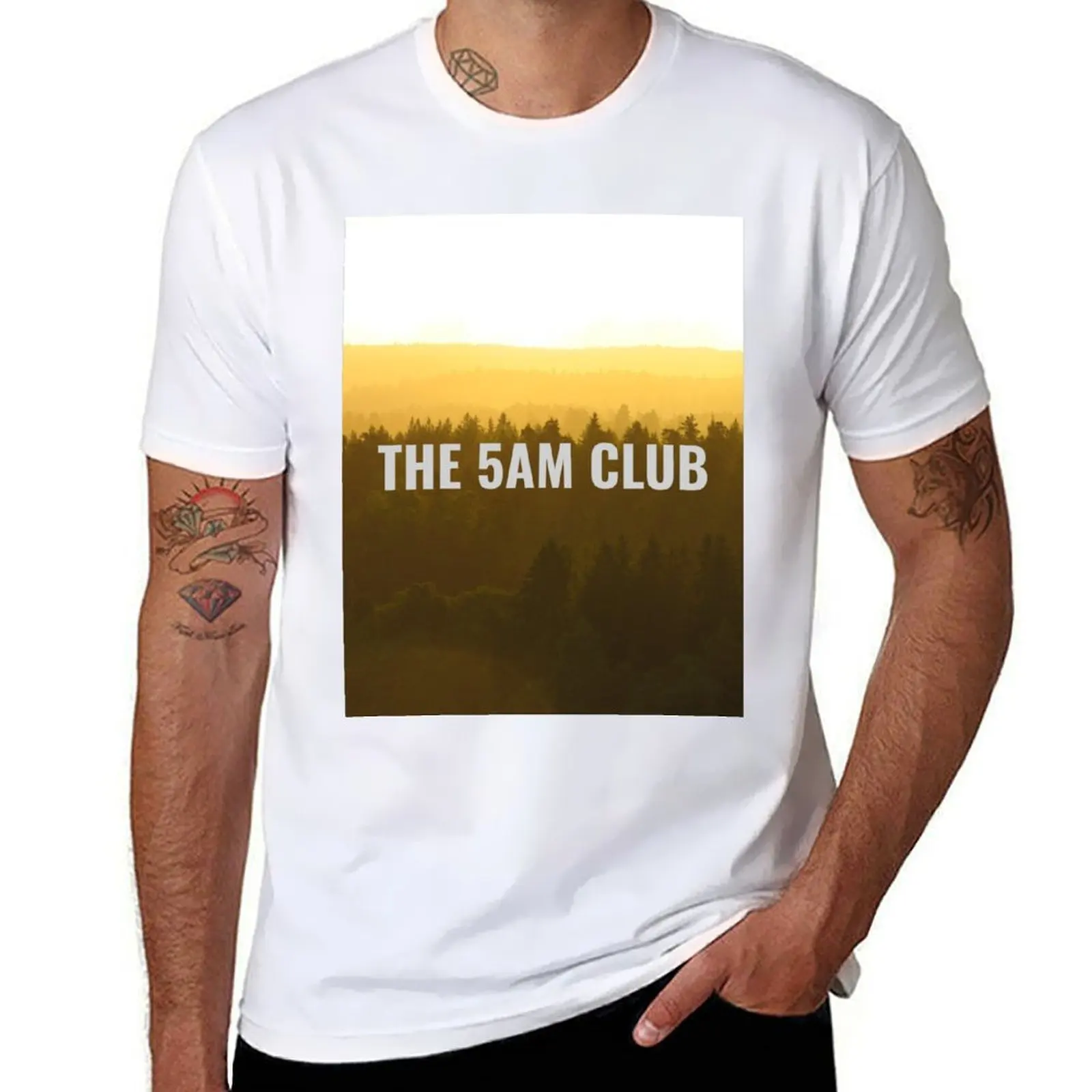 

The 5am Club T-Shirt printed t shirts for man cotton t shirt man cotton t shirts high quality T-shirt