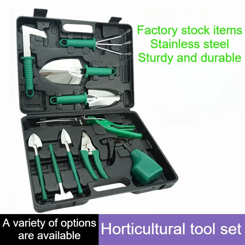 gardening-tool-set-of-clothing-gift-box-pruning-scissors-shovel-rake-spade-shears-sprayer-household-plant-flowers-toolbox