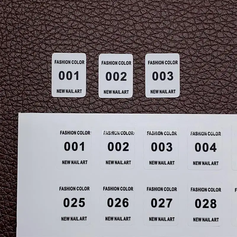 NO.1-240 Nail Polish Number Sticker Label Color Gel Bottle Lipstick Nails Tips Display Mark Numbering Manicure Tool Varnish Glue