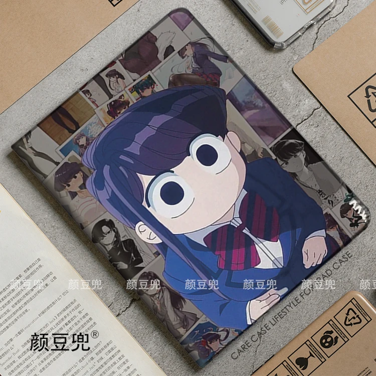 

Komi Shouko Anime さんは、コミュです For iPad Air 4 5 10.9 Mini 5 6 For Pro 12.9 11 inch Luxury Silicone iPad 10th Full Protective Shell