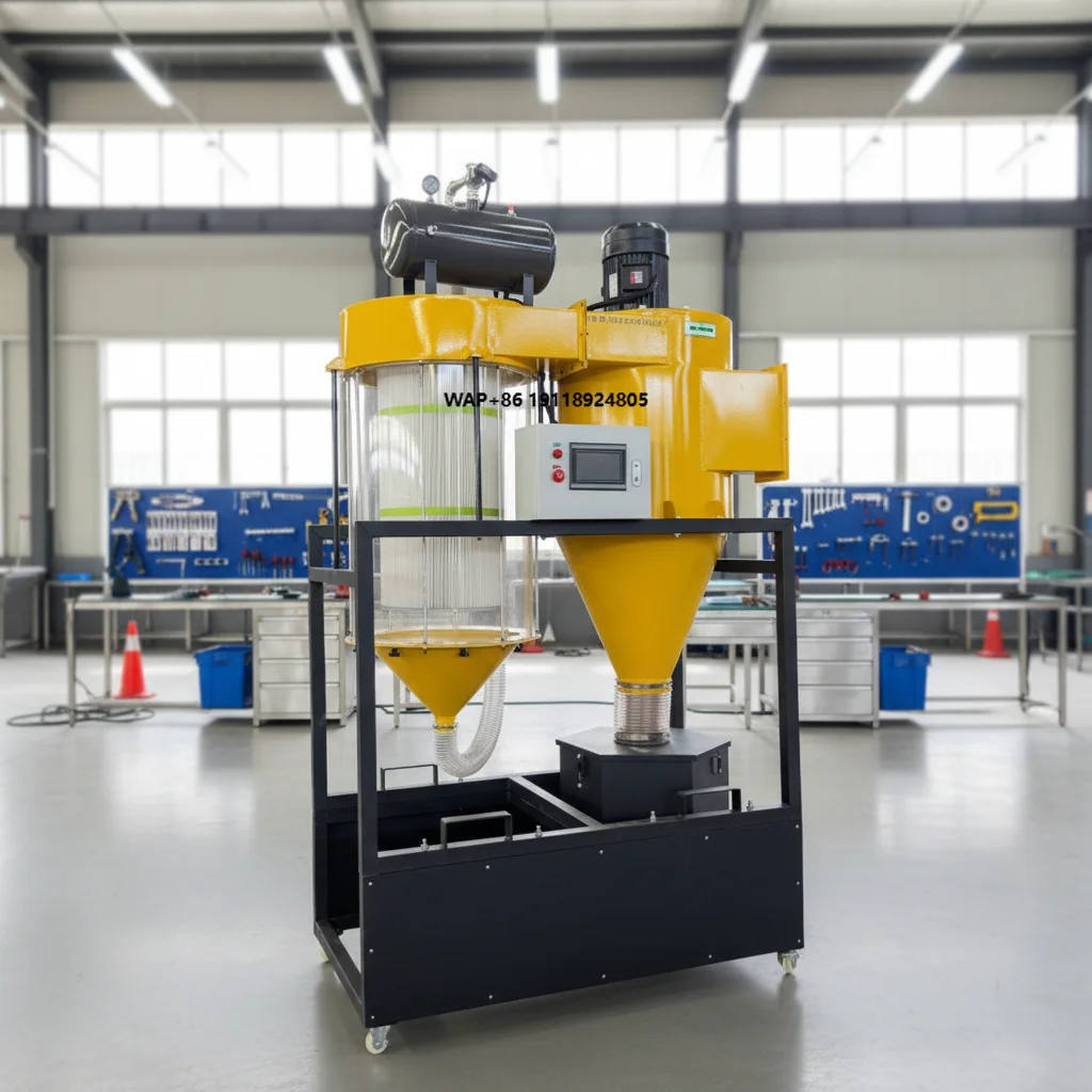 

Low-Maintenance Dual-Stage Cyclone Dust Collector for Wood Workshop Sawdust Removal