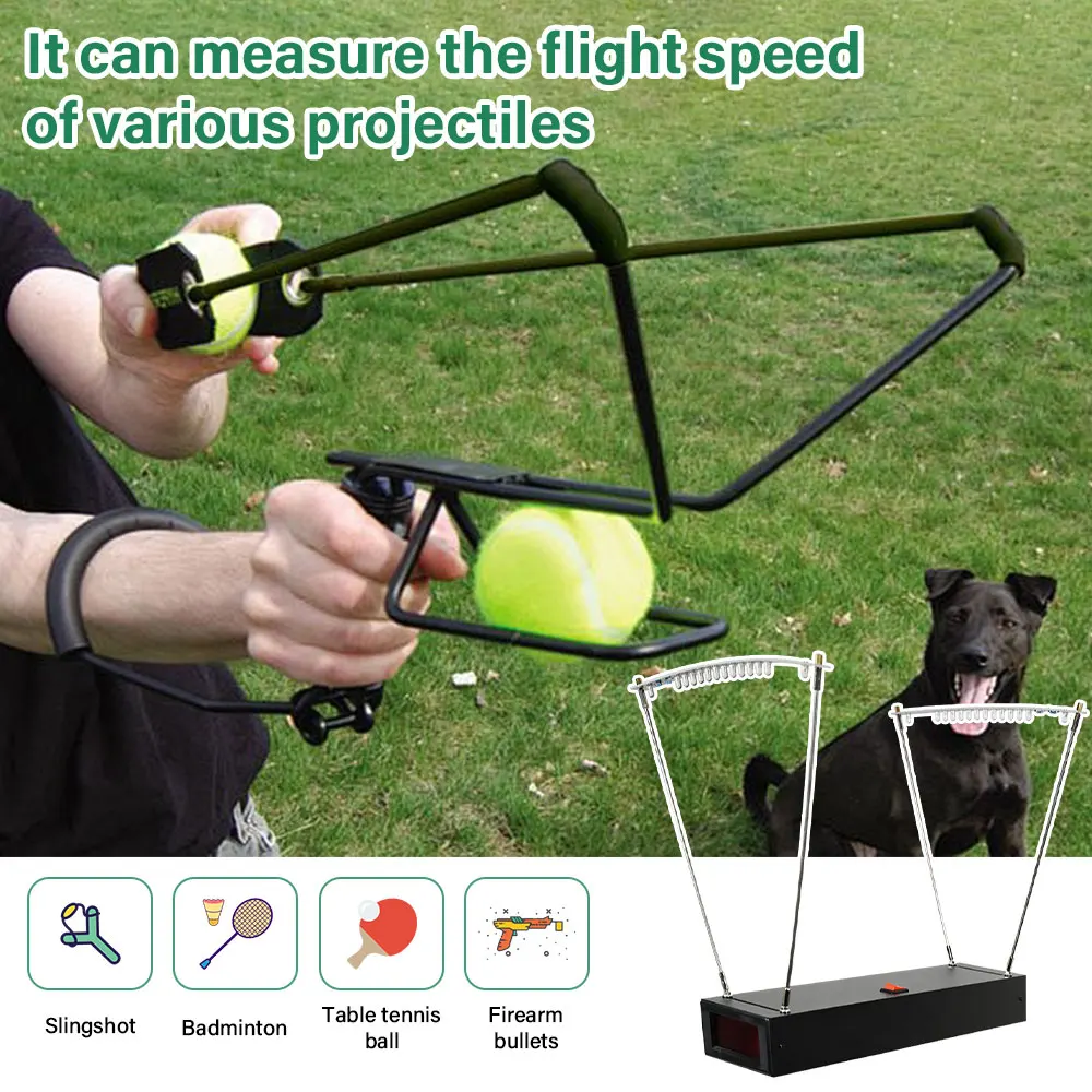 เครื่องวัดความเร็วรุ่นใหม่ 30-9999 ฟุตต่อวินาที สำหรับการยิง โครโนกราฟ เครื่องวัดความเร็ว วัดความเร็วกระสุนหนังสติ๊ก เครื่องมือวัดความเร็ว