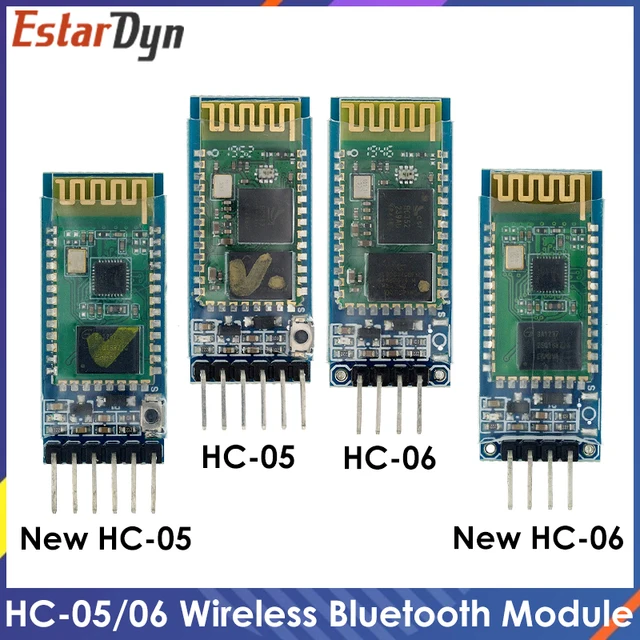 HC-05 HC-06 Master-Slave 6Pin/4Pin Anti-Reverse, zintegrowany moduł szeregowy Bluetooth, bezprzewodowy szeregowy dla Arduino