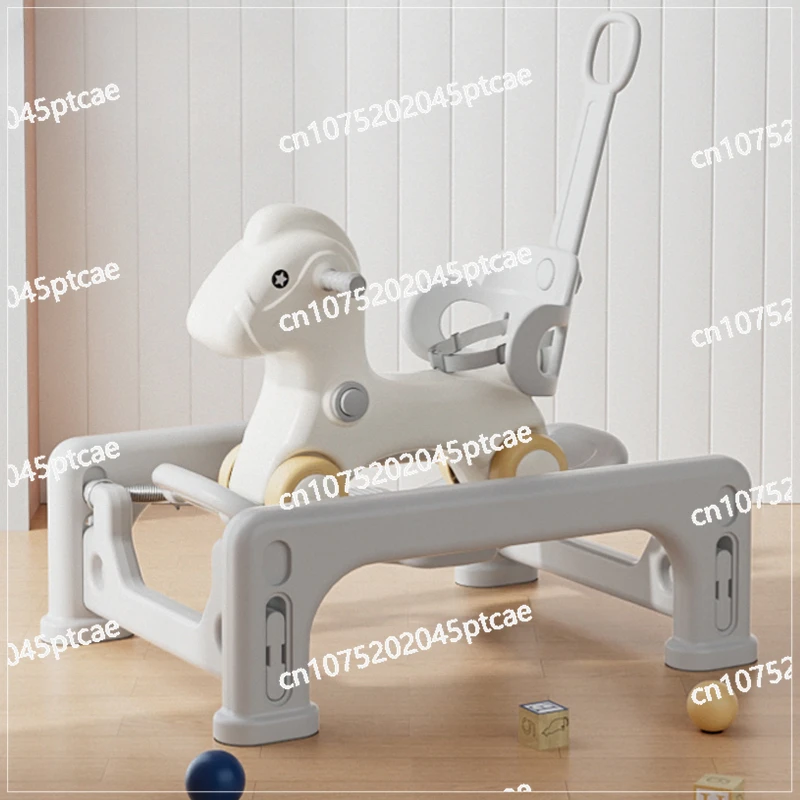 

Children Unicorn Chair Unpowered Christmas 3 in 1 Cheap Baby Plastic Kids Rocking Horse Ride on Toy Animals