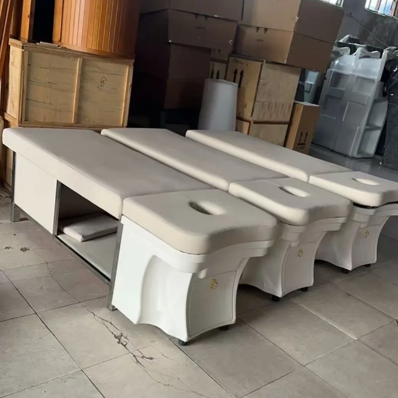 Beauty Multifunctional Modern heating function Salon Head Washing Chair Thai Lay Down Washing Salon Shampoo Bed for Sale