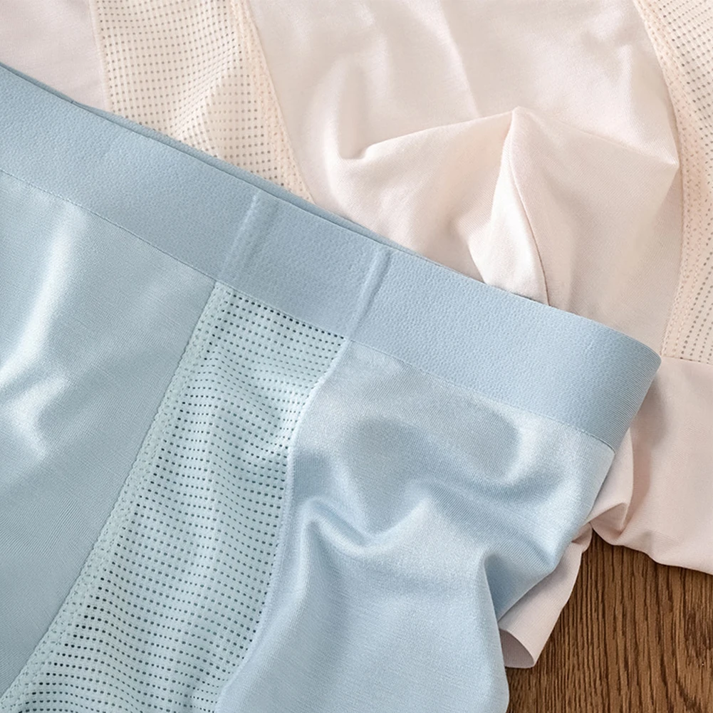 

Breathable Pouch Underwear Underwear Mesh Trunks Breathable Underwear Available Sizes L-3XL Brand New Condition Classic Style