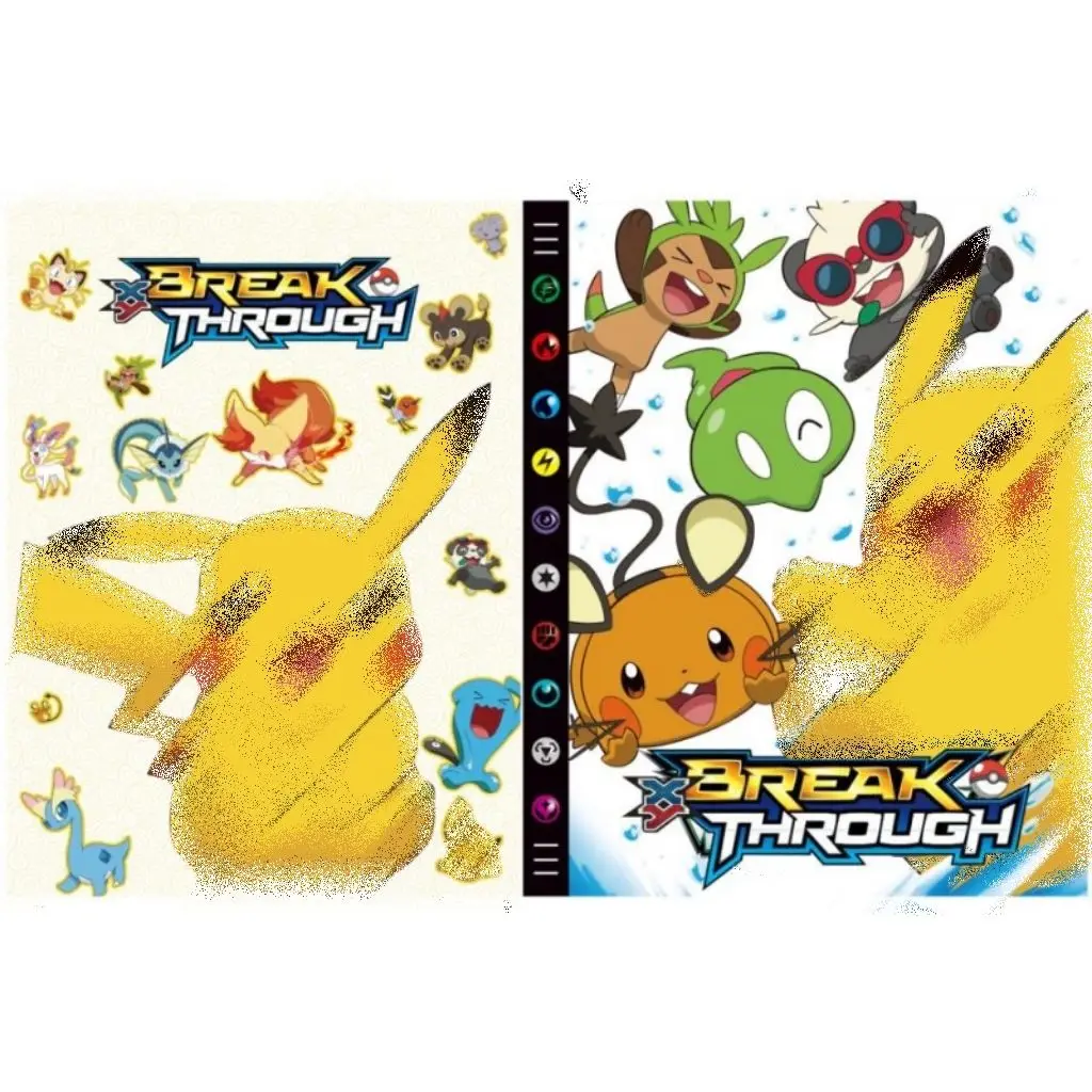 Waterproof 9Pocket 540PCS Album Binder Photocard Photo Album Charizard Squirtle Holder Binder Collections Children Gifts