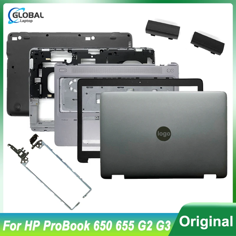 

New Laptop case For HP Probook 650 G2 655 G2 G3 LCD Back Cover Touch Front Bezel Palmrest Bottom Case Top 840724-001 840726-001