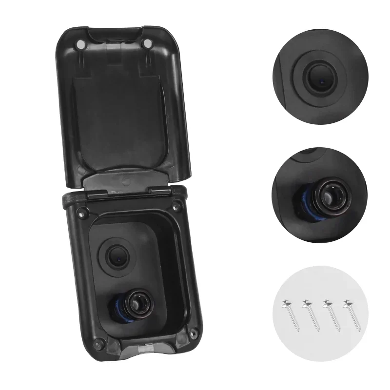 Lockable RV External Water Outlet Hatch – Fresh Water Fill Port Cover with Filter for Caravans & Motorhomes