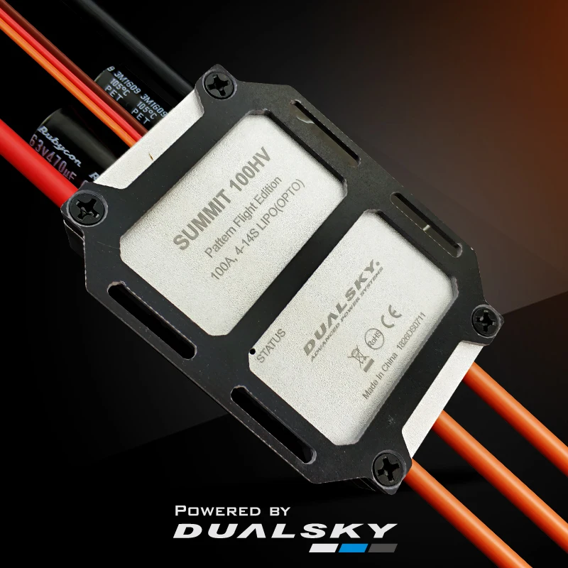 SUMMIT 100HV High Voltage ESC, 100A F3A Competition Speed Controller for Precision Aircraft
