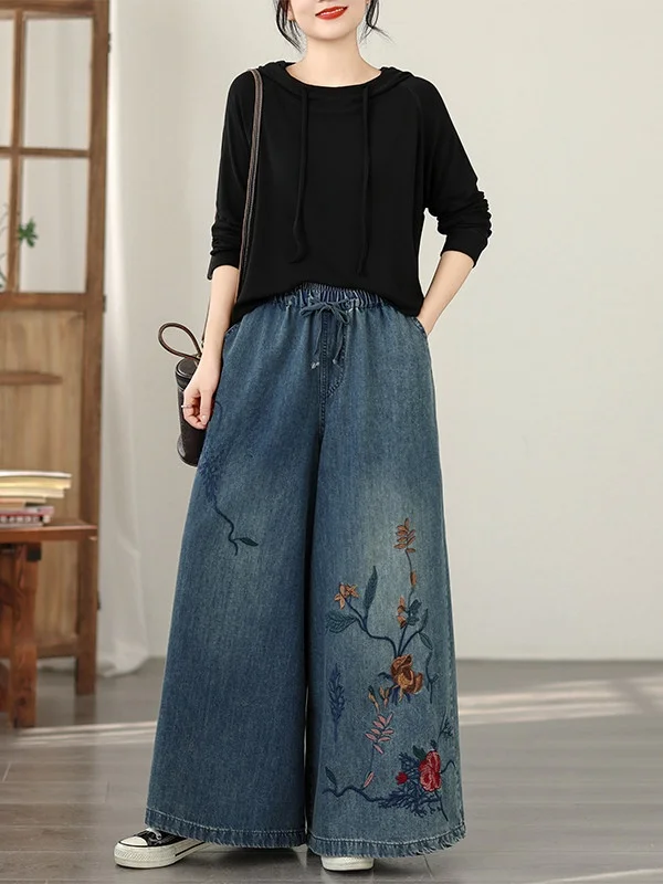 Dżinsy damskie plus size, codzienne, proste, uniwersalne, wyszczuplające, z elastyczną talią, szerokie nogawki, wygodne, z wysokim stanem, proste nogawki.