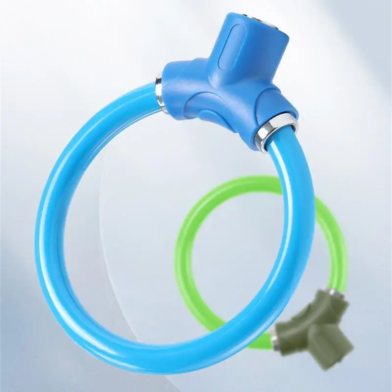 Bloqueio de forma de anel de bicicleta anti-roubo mtb estrada mountain bike bloqueio acessórios de bicicleta o-lock ciclismo aço segurança fechaduras de bicicleta