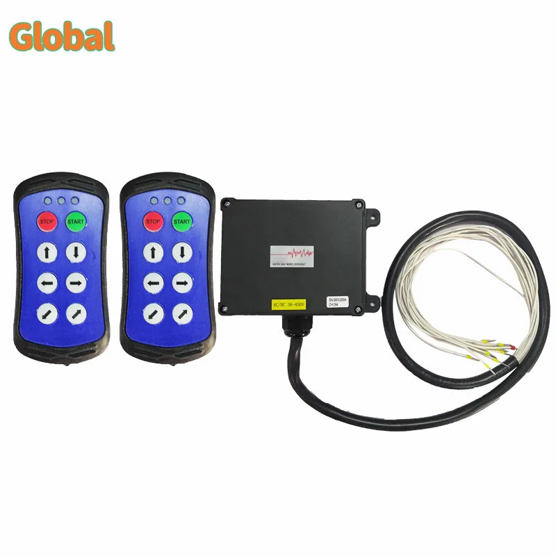 A600 6 keys single speed  Industrial Wireless Radio Crane Remote Control switches Hoist track Crane Lift Controller