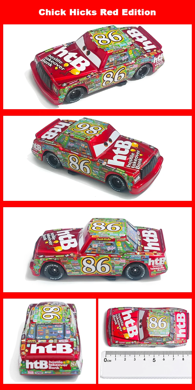 Pixar Cars Strip Weathers Rennspielzeug 1/55 Metall-Druckguss-Modellauto aus Legierungsmaterial Anime-Figuren Sammlerstücke Geburtstagsgeschenke – Detail 33