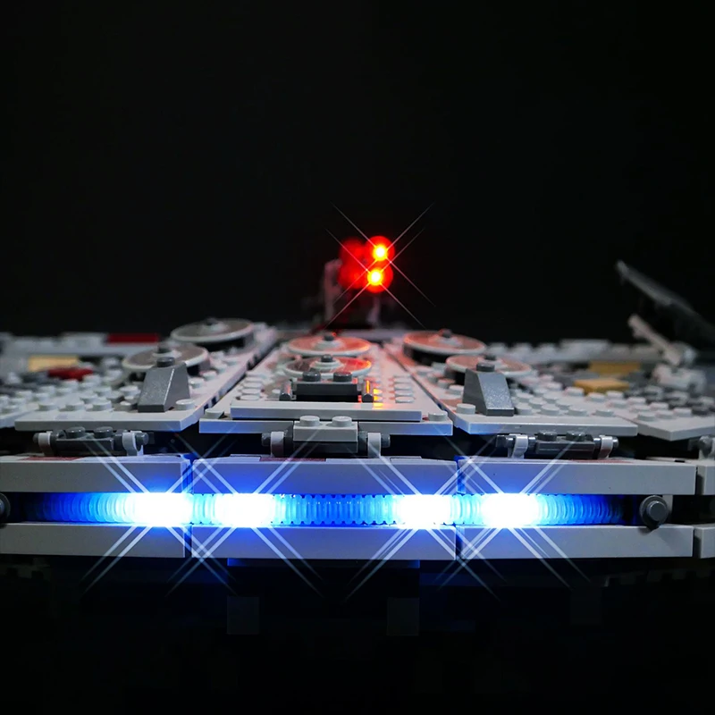 RC DIY LED Light Kit For LEGO Millennium Falcon 75105 Building Block Set（Only LED Light,Without Blocks Model）