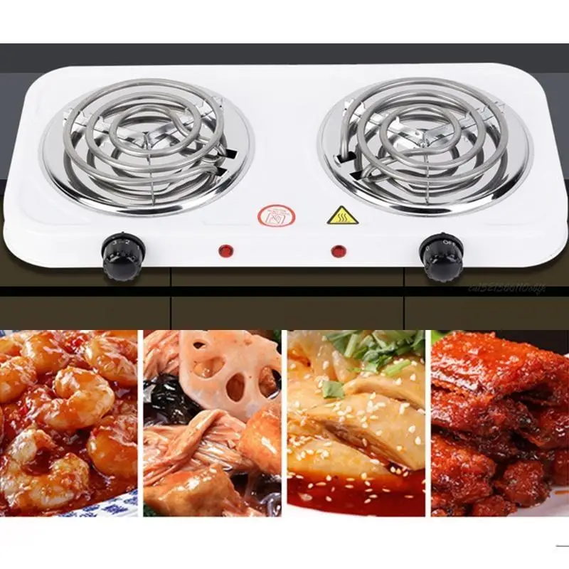 27RB Hot Plate Electric Double for Burner Cooktop Portable Electric Stove for Cooking