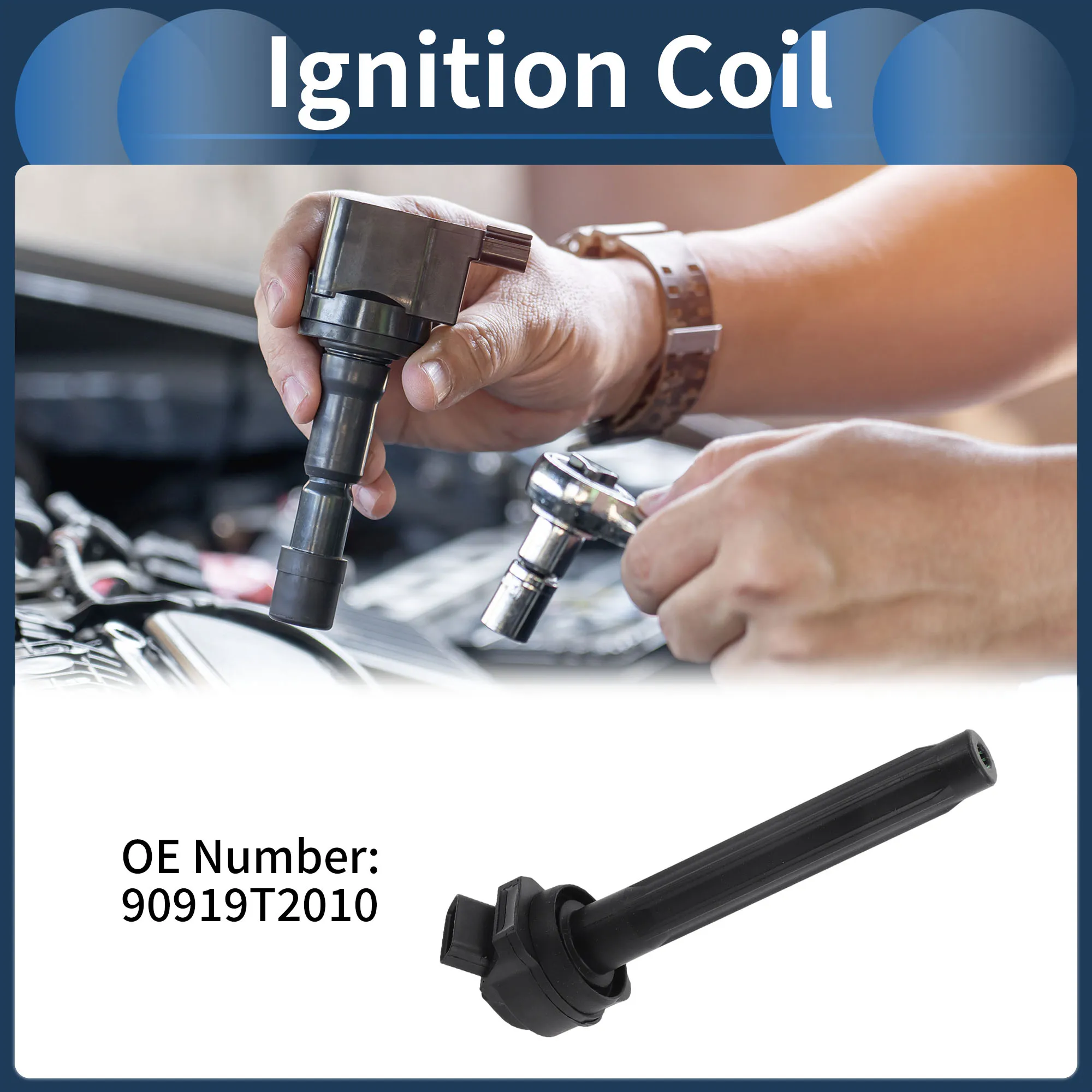 

UXCELL Пакет катушек зажигания No 90919T2010 для Toyota Sienna 2017-2018 гг.