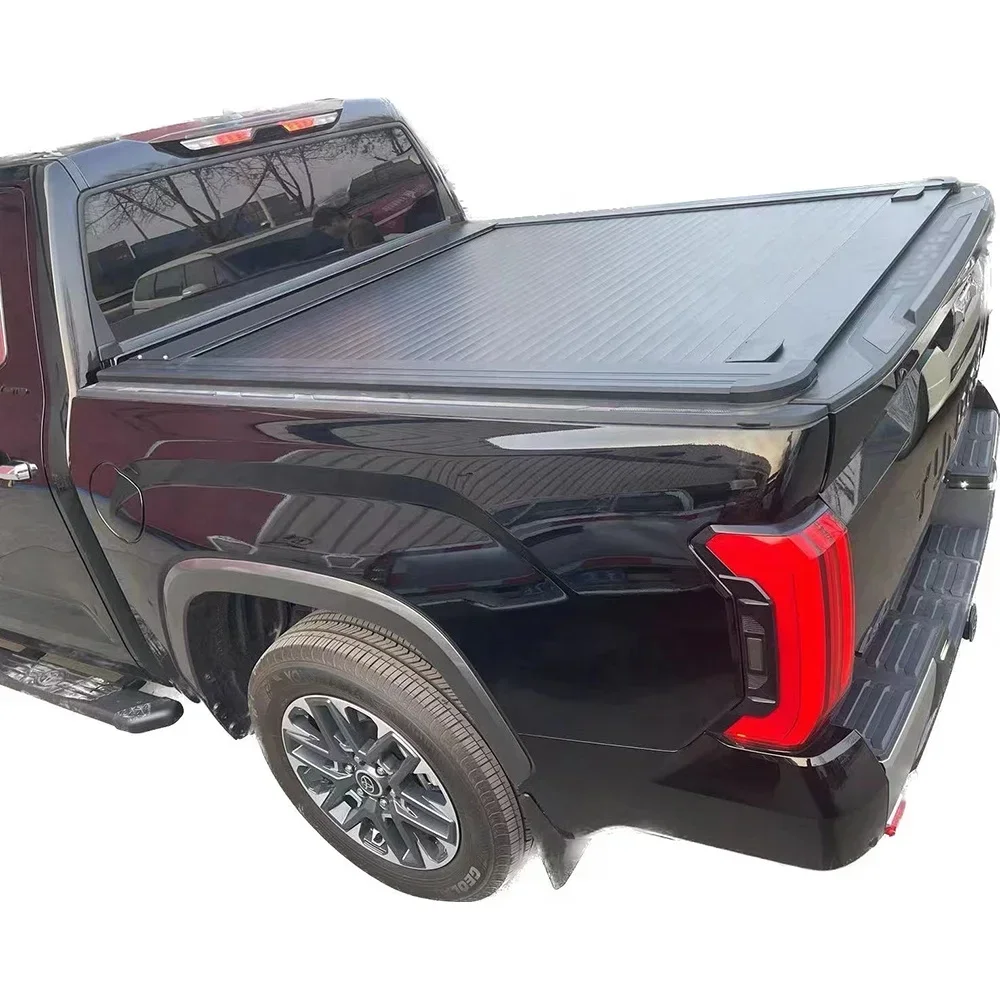 Pickup truck bed cover roller shutter lid manual tonneau cover with double groove track for wholesaler importer distributor