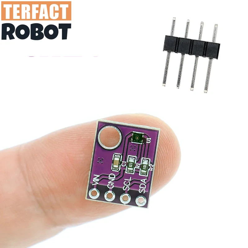 TERFACT  SHT41 Digital Temperature and Humidity Sensor Module I2C Communication High Accuracy GY-SHT41