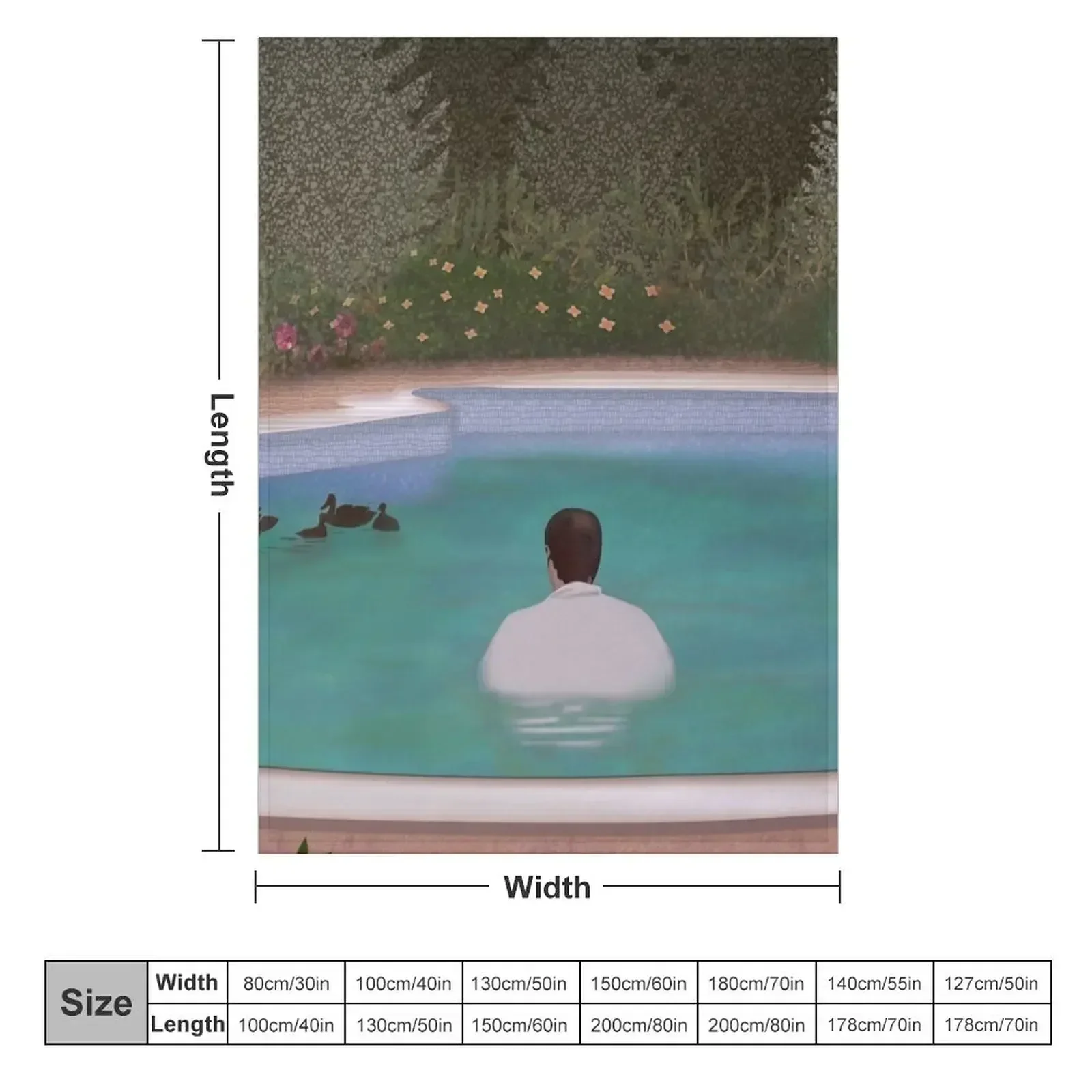 Him, with those ducks.. Throw Blanket Personalized Gift Decoratives Fashion Sofas Decorative Sofa Blankets
